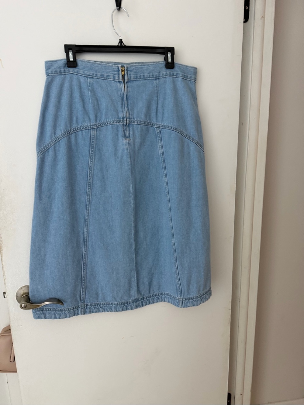 Old Navy Light Blue Denim A‑Line Skirt Jean skirt - Picture 2 of 6